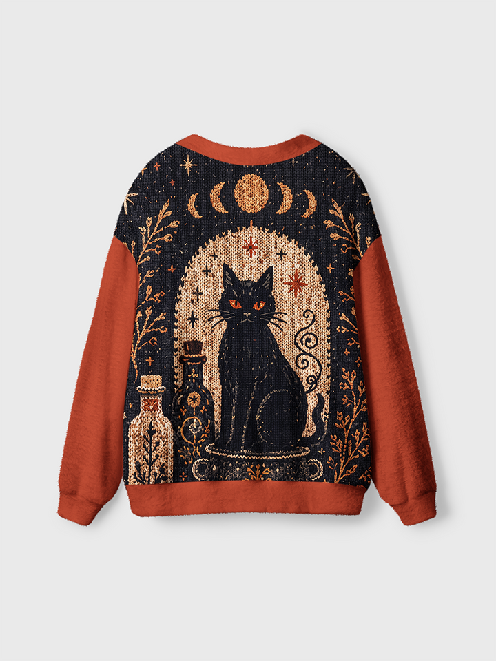 Vintage Christmas Knit Cardigan Sweaters-boldoversize