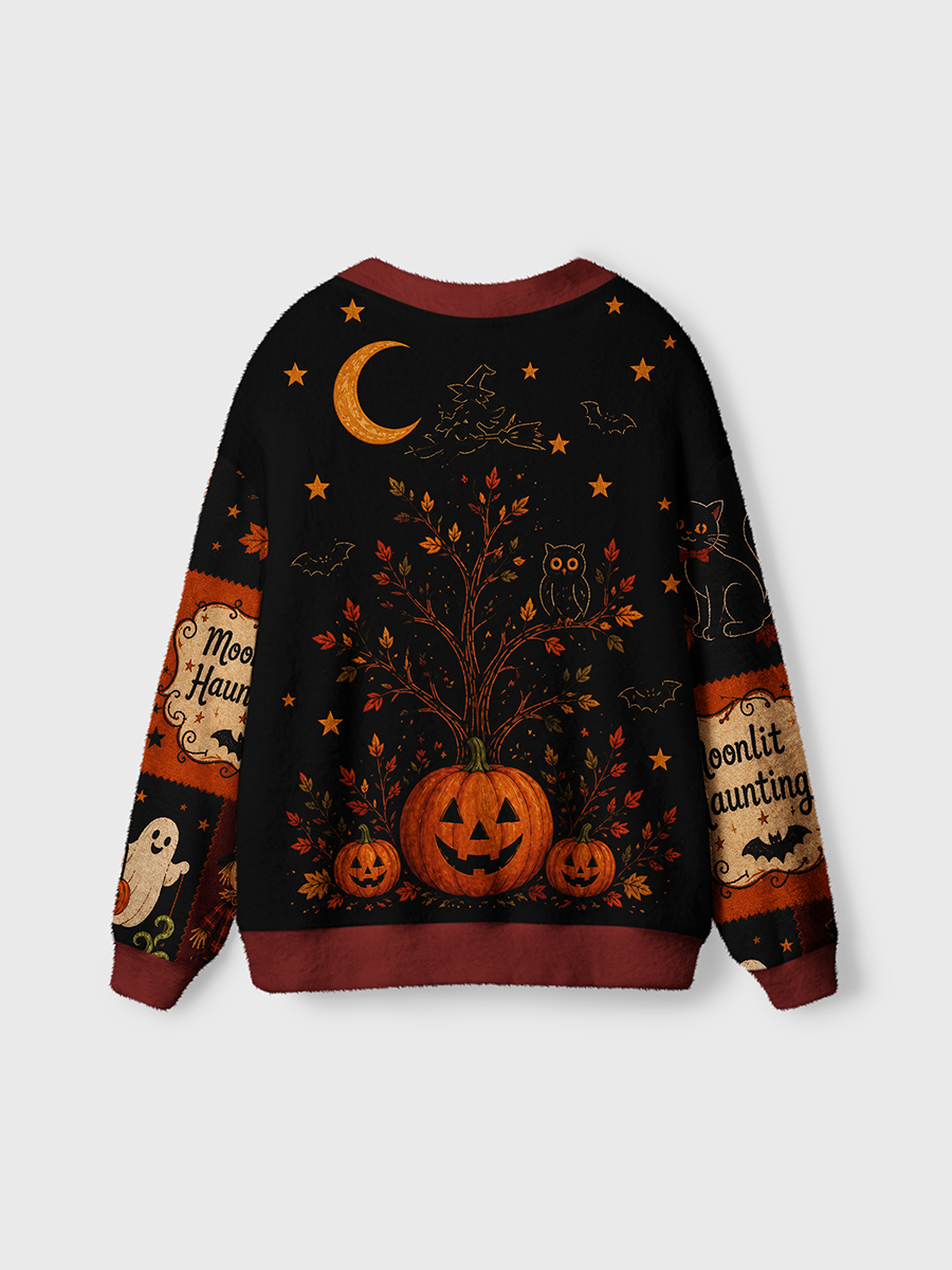 Vintage Christmas Knit Cardigan Sweaters-boldoversize