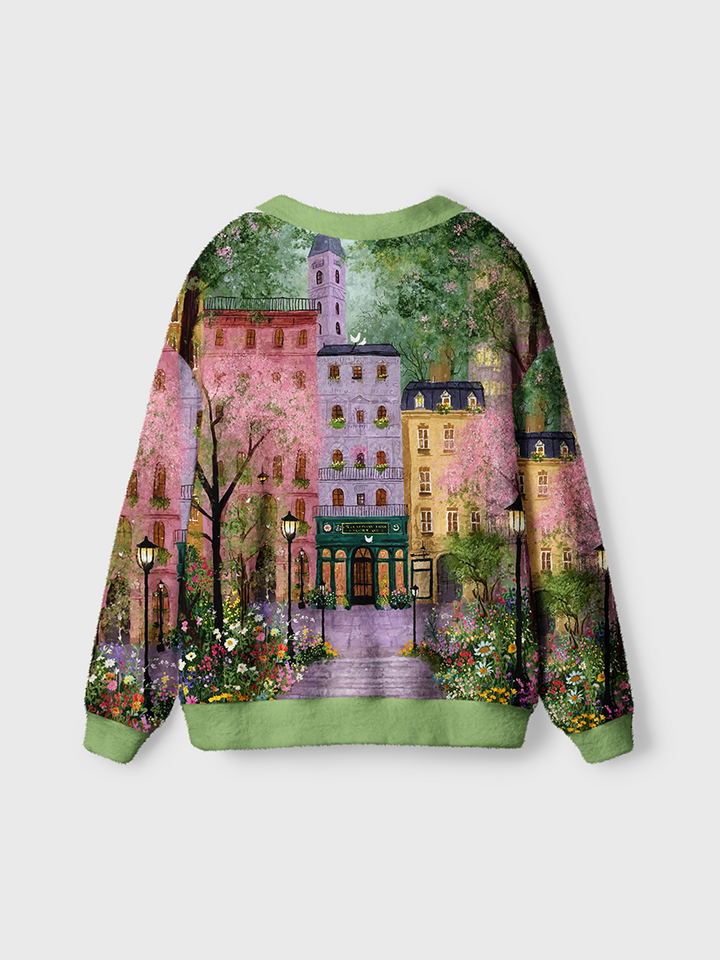 Vintage Christmas Knit Cardigan Sweaters-boldoversize