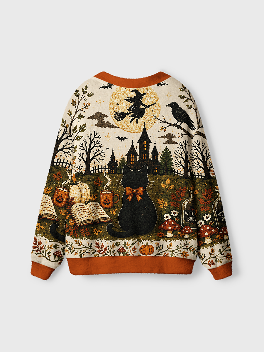 Vintage Christmas Knit Cardigan Sweaters-boldoversize
