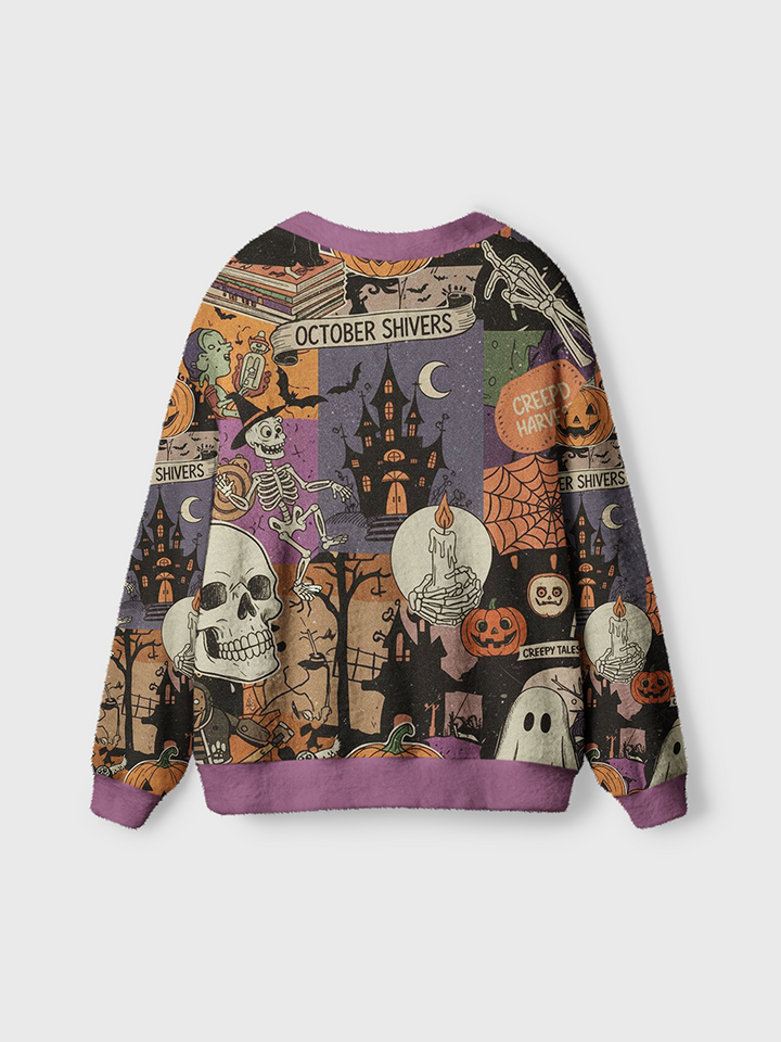 Vintage Christmas Knit Cardigan Sweaters-boldoversize